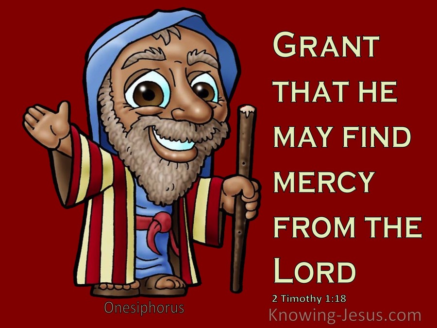 2 Timothy 1:18 The Lord Grant To Him To Find Mercy From The Lord On That Day (red)